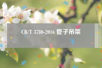 CB/T 3780-2016 管子吊架