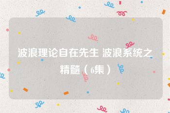 波浪理论自在先生 波浪系统之精髓（6集）