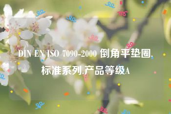 DIN EN ISO 7090-2000 倒角平垫圈.标准系列.产品等级A