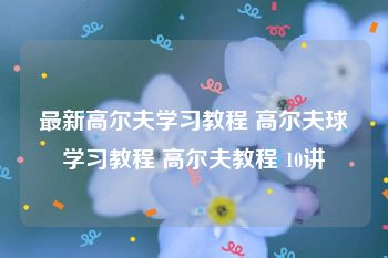 最新高尔夫学习教程 高尔夫球学习教程 高尔夫教程 10讲