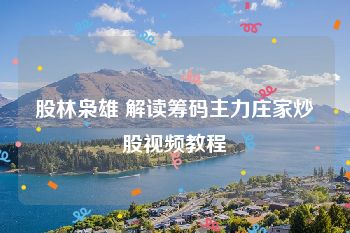 股林枭雄 解读筹码主力庄家炒股视频教程