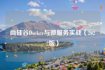 尚硅谷Docker与微服务实战（2022版）