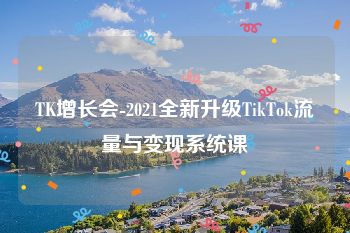 TK增长会-2021全新升级TikTok流量与变现系统课