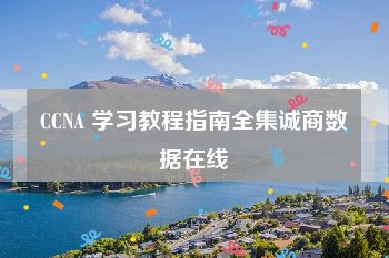 CCNA 学习教程指南全集诚商数据在线