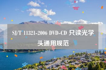 SJ/T 11321-2006 DVD-CD 只读光学头通用规范