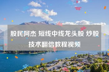 股民阿杰 短线中线龙头股 炒股技术翻倍教程视频